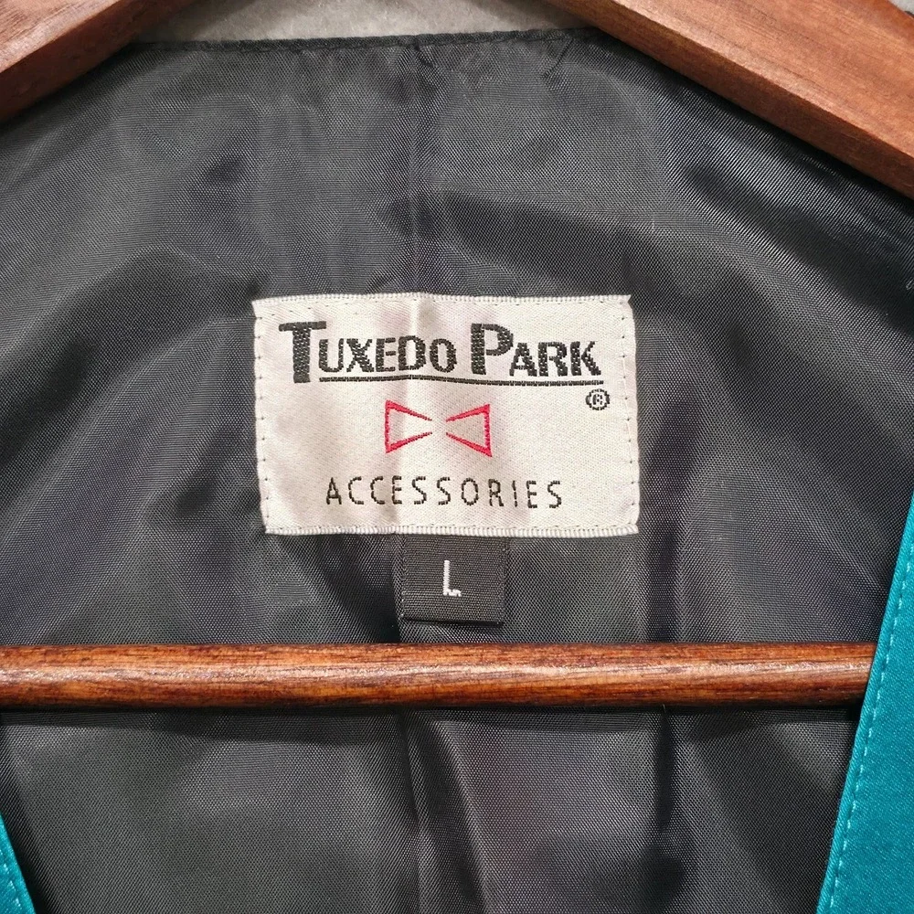 Tuxedo Park Men's Green Tuxedo Vest & Tie Size‎ Large